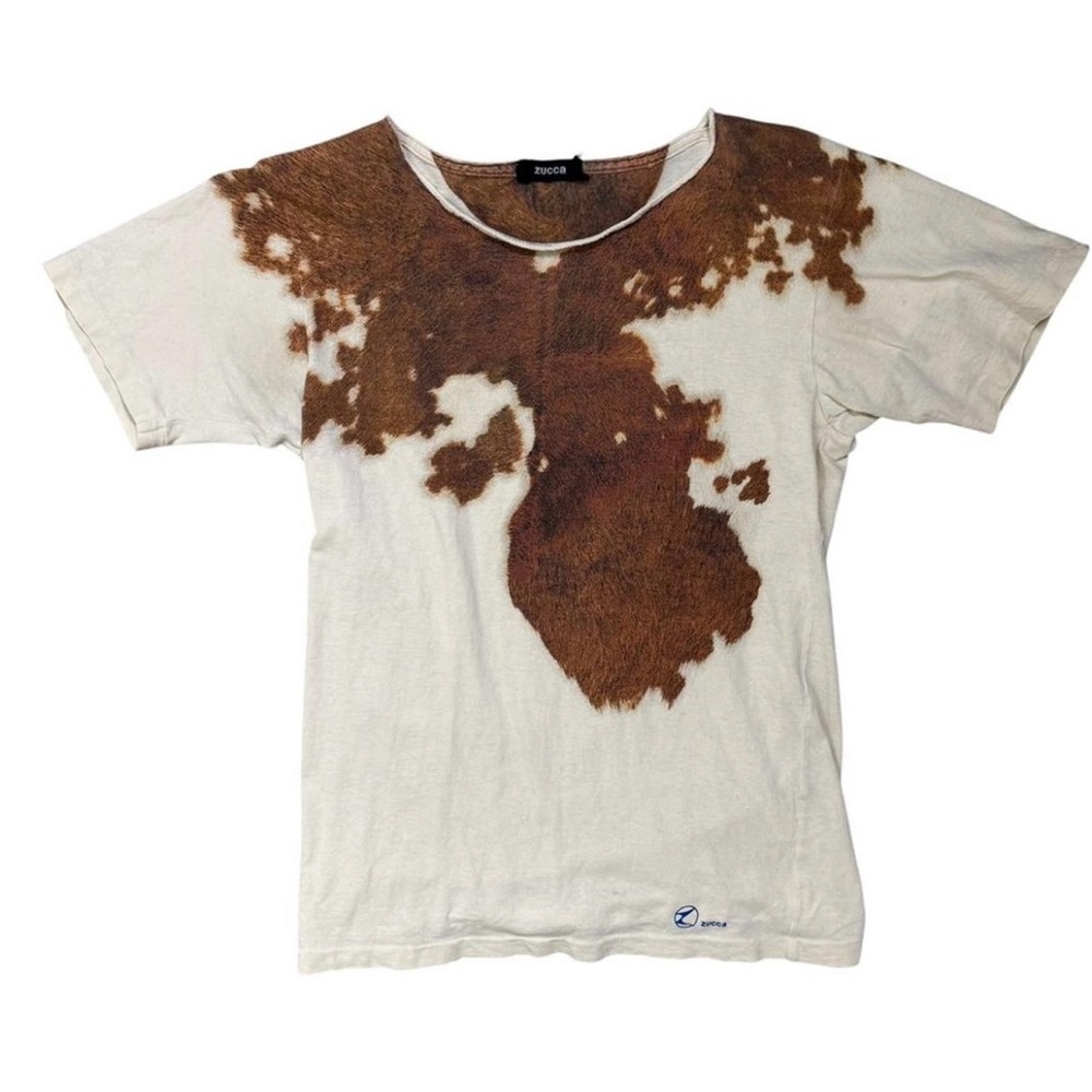 Zucca 2000s cow print top